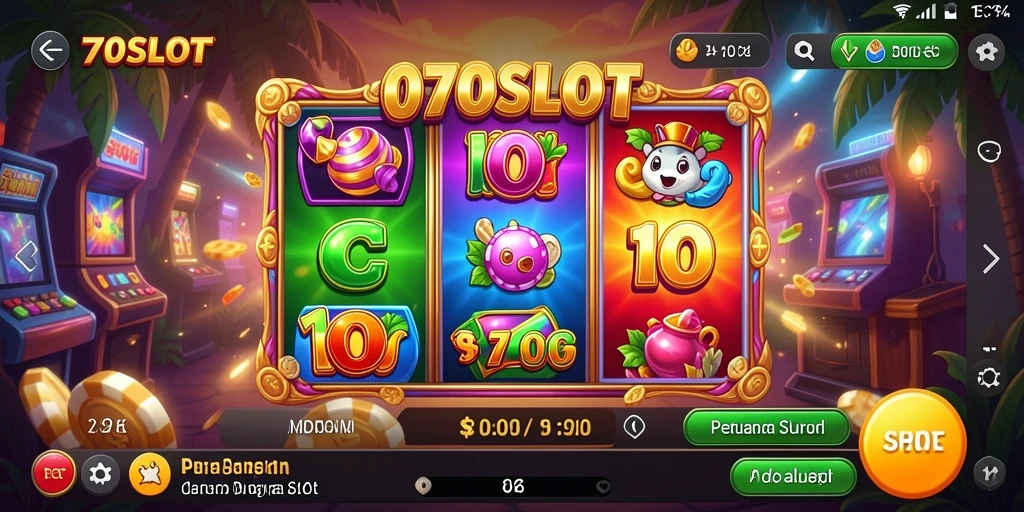 Tampilan utama gameplay 070SLOT yang seru dan menantang.