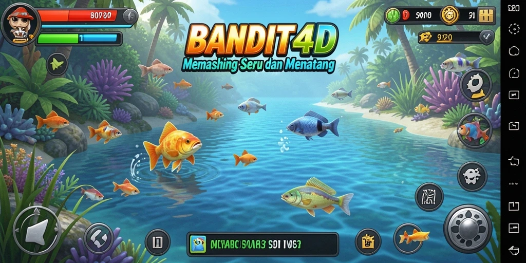 Screenshot gameplay BANDIT4D menampilkan pengalaman memancing yang menarik.