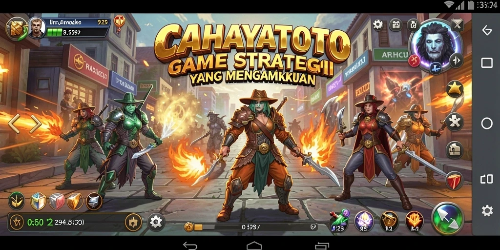 Tampilan gameplay CAHAYATOTO yang mengesankan dan strategis.