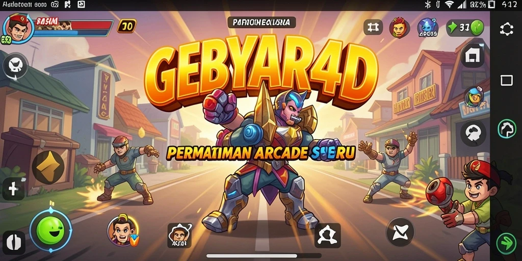 Tampilan gameplay <strong>GEBYAR4D</strong> yang seru dan dinamis.