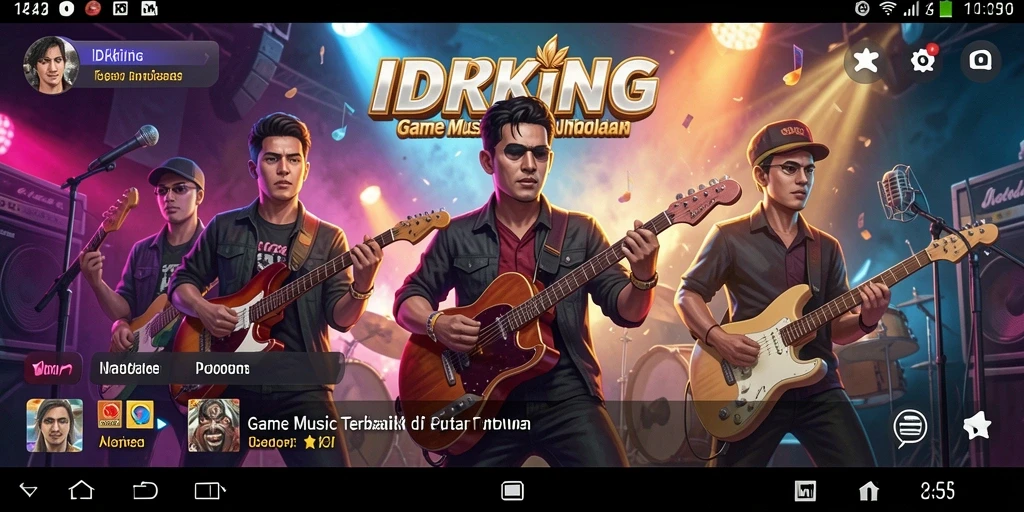 Tampilan gameplay IDRKING yang seru dan interaktif.