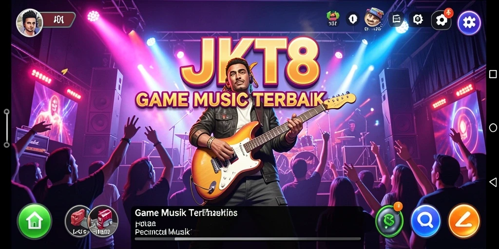 Tampilan gameplay JKT8 yang seru dan interaktif.
