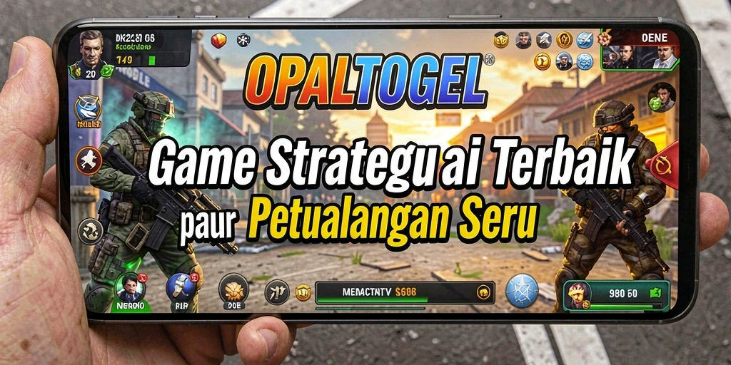 Screenshot gameplay OPALTOGEL yang menggambarkan strategi epik.