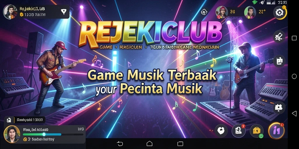 Tampilan gameplay seru dari REJEKICLUB yang penuh warna.