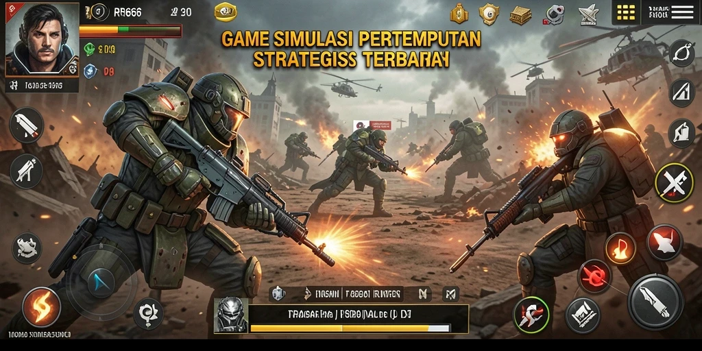 Tampilan gameplay menarik dari game SLG RR666.