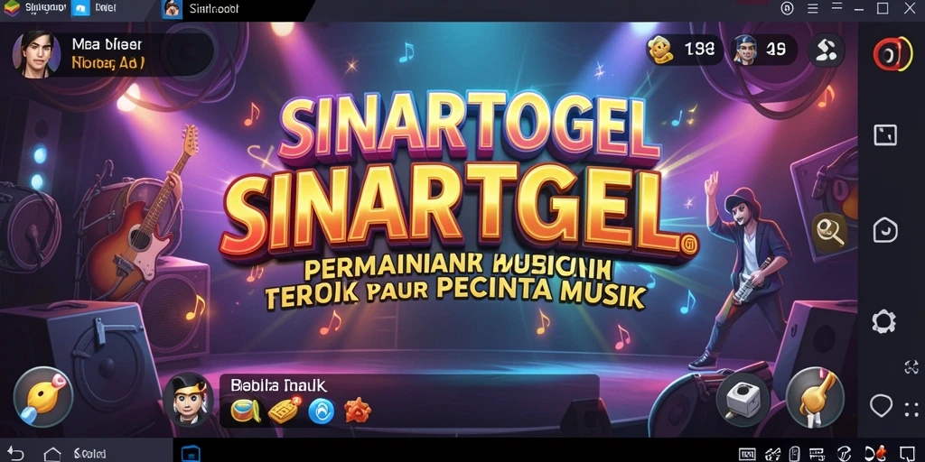 Screenshot gameplay SINARTOGEL dengan tantangan musik yang seru.