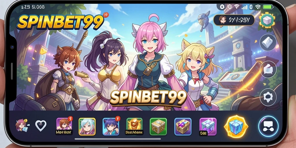 Tampilan gameplay Anime yang seru dan penuh aksi.