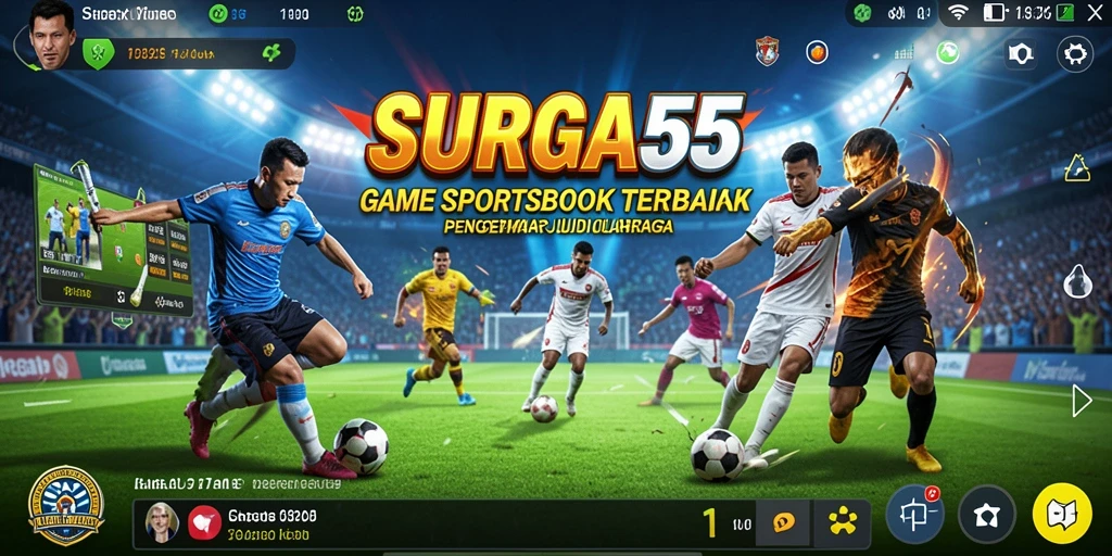 Tampilan gameplay menarik dari aplikasi Sportsbook SURGA55.